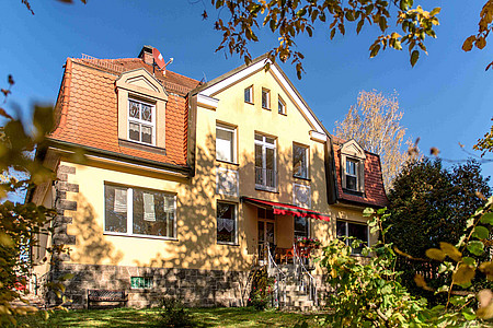 Gartenansicht Wohnheim Wöllershof (Frank Hübler | medbo)