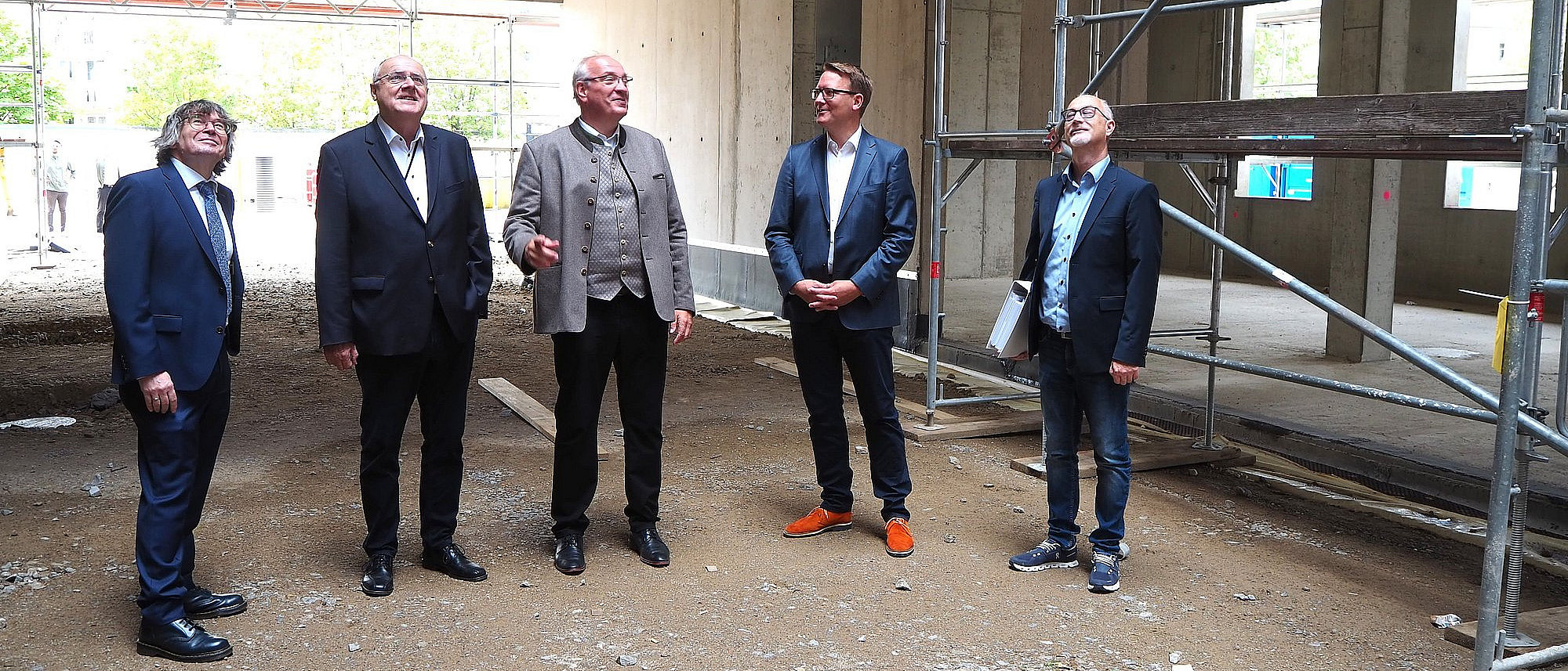 Baustellenbesichtigung KJPP Weiden (medbo | Erbrich)