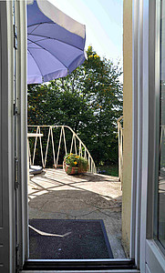 Terrasse Wohnheim Wöllershof (Frank Hübler | medbo)