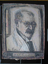 Portrait Dr. med. A. Vierzigmann, ohne Datum, signiert Jos. Forster (Sammlung Vierzigmann | medbo)
