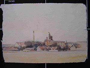 Blick auf alte Mälzerei, ohne Datum, Michael von Kramer (Sammlung Vierzigmann | medbo)